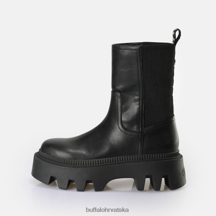 crno Buffalo flora chelsea hi boot vegan |čizme TDD6T636